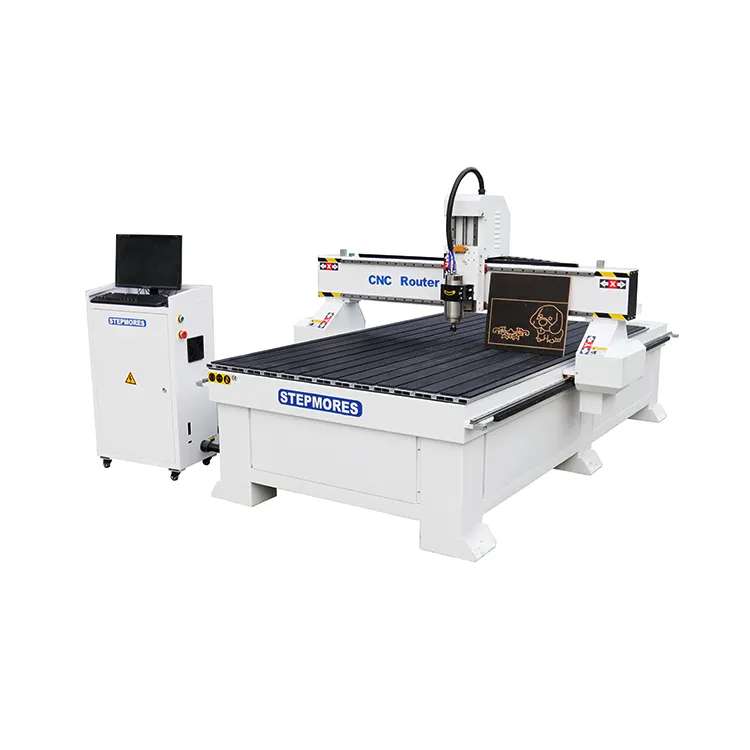 Professionele 1300*2500Mm 3 As 4 As Cnc Router Machine 1325 Hout Router Cnc Router Machine