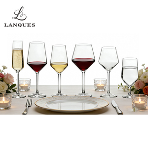 Verres à vin rouge <span class=keywords><strong>Bourgogne</strong></span> de conception européenne Lanques, durables et fabriqués à la machine, compatibles lave-vaisselle pour la maison, l'hôtel et les événements. - Product Image 5