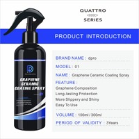 Spray de revêtement céramique au graphène pour voiture, protection de peinture au quartz, amélioration de la brillance hydrophobe, soin de surface, liquide de revêtement