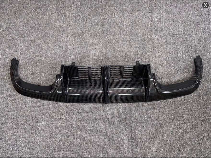 Benz W209 CLK 63 AMG Black Series Dry Carbon Fiber Rear Diffuser ...