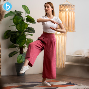 คุณภาพสูงออกกําลังกาย Activewear เสื้อถักระบายอากาศ Umorfil กางเกงสําหรับสตรี - Product Image 3