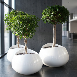 Maceta de Fibra de Vidrio para Jardín, Contenedor Decorativo para Flores, Maceta Moderna para Hogar, Jardín, Balcón, Terraza, Hotel, Resort, Paisajismo - Product Image 1
