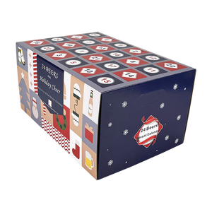 Boîte <span class=keywords><strong>de</strong></span> <span class=keywords><strong>calendrier</strong></span> <span class=keywords><strong>de</strong></span> bière personnalisée 24 bouteilles boîte d'expédition en carton ondulé boîte <span class=keywords><strong>de</strong></span> <span class=keywords><strong>calendrier</strong></span> <span class=keywords><strong>de</strong></span> <span class=keywords><strong>l</strong></span>'<span class=keywords><strong>avent</strong></span> <span class=keywords><strong>de</strong></span> bière pour adulte - Product Image 2