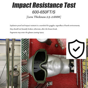 सामरिक शूटिंग गॉगल 3-लेंस सेट एंटी-फॉग यूव सुरक्षा प्रभाव प्रतिरोधी समायोज्य स्ट्रैप आउटडोर प्रशिक्षण बहु-कार्यात्मक - Product Image 4