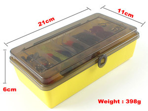 Ensemble d'appâts de pêche, ensemble d'outils de pêche avec boîte de rangement à Double couche, accessoires de pêche <span class=keywords><strong>pour</strong></span> Sports de plein air, 79 pièces/ensemble - Product Image 3