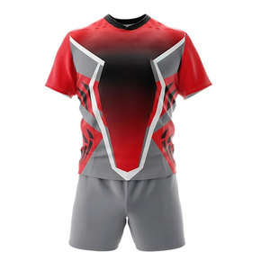 Uniforme de Rugby Premium al Por Mayor para Hombre, Conjunto de Jersey y Pantalones Cortos de Tela Transpirable, Ideal para Entrenamientos, Partidos y Deportes de Equipo - Product Image 1
