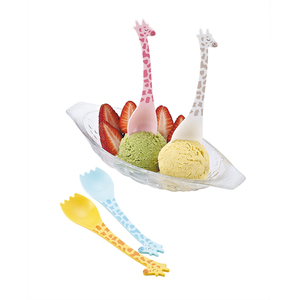 Anya Sáng Tạo Bento Mini Ngã Ba Đặt Trẻ Em Cấp Thực Phẩm Nhựa Dĩa Động Vật Trang Trại Trái Cây Phim Hoạt Hình Dấu Hiệu Biểu Tượng Tùy Chỉnh Dễ Thương Mini Tenedores - Product Image 1