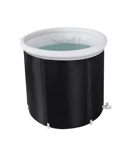 Ewinsun Sauna und Eisbad Paket Spa Sauna-Box Dampfsaunazelt mit tragbarer Eis-Badewanne zur Erholung