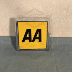 Emblema Metálico Clásico Cuadrado Vintage de la Asociación Automotriz AA, Insignia para Parrilla de Miembros de los Años 70 - Product Image 2