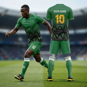 Completo da <span class=keywords><strong>Calcio</strong></span> Personalizzato con Motivo a Quadri Sfumato Nero e <span class=keywords><strong>Viola</strong></span>, Uniforme da <span class=keywords><strong>Calcio</strong></span> Personalizzata per Adulti - Product Image 6