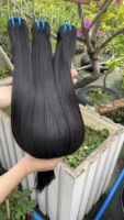 Lots de Cheveux Humains Vietnamiens Vierge Remy Double Drawn 10A 12A 100% Bruts Non Traités Lisses Comme des Baguettes