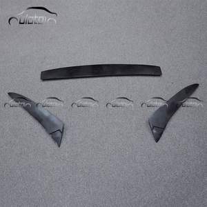 New Carbon Fiber Front Bumper Lip Chin Spoiler Winglet <b>Splitter</b> for 2009-2014 VW Volkswagon Scirocco R Car - Product Image 4