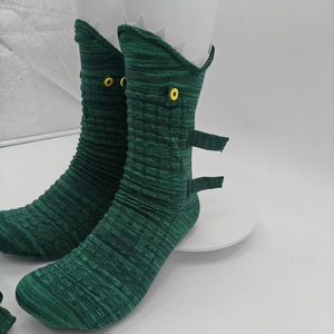 Chaussettes en tricot 3D mignonnes en forme de <span class=keywords><strong>dinosaure</strong></span>, chaussettes fantaisie pour adultes - Product Image 2