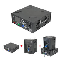 Machine à étincelles froides électrique 1000W en métal, télécommande DMX512, portable, batterie au lithium rechargeable, base de charge sans fil
