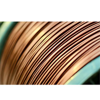 Classe 180 EIW solide polyester-imide SWG18-34 AWG 26-42 fil d'enroulement émaillé rond de couleur cuivre