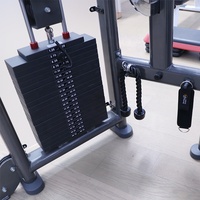 Appareil de musculation professionnel tout-en-un avec poulie double réglable et système de croisement de câbles