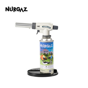 Nurgaz Lance-flammes de camping portable pour l'extérieur, allumeur à gaz avec tête de cartouche, flamme douce et forte pour le démarrage du feu - Product Image 3