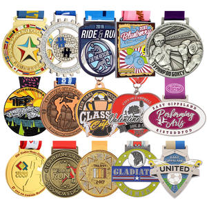 Medalla Personalizada de la Liga de Campeones de Metal, Medalla de Aleación de Zinc para Patinaje, Baloncesto, Fisicoculturismo, Levantamiento de Pesas, Deportes, Artes Marciales de Kungfu - Product Image 2