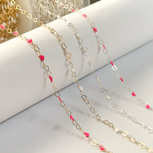 Романтическая цепочка с золотым золотом, 14 карат - Product Image 2