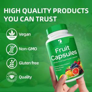 OEM/ODM kapsul buah disesuaikan untuk wanita dan pria seluruh makanan kapsul makanan super alami suplemen nutrisi - Product Image 6