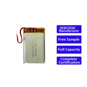 工厂定制 403048 600mAh <span class=keywords><strong>3</strong></span>.7V 锂聚合物电池，适用于遥控车、行车记录仪，高一致性，通过 CE/UN38.<span class=keywords><strong>3</strong></span> kc 认证电池 - Product Image 1