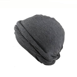 Dôme Vague Casquette Bonnet Satin Turban Chapeau Cheveux Couvre-chef Respirant Fond <span class=keywords><strong>Durag</strong></span> Turban Pour Hommes - Product Image 3