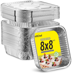 Bandejas de <span class=keywords><strong>Pizza</strong></span> Personalizadas de Aluminio, Aptas para Alimentos, Ecológicas, Aptas para Microondas, de 12 y 14 Pulgadas, Resistentes, Estilo <span class=keywords><strong>Chicago</strong></span> - Product Image 4