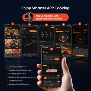 INKBIRD INT-31-BW Kabelloses Fleischthermometer mit WLAN 5G und Bluetooth 5.4 mit 5 Sensoren - Product Image 5