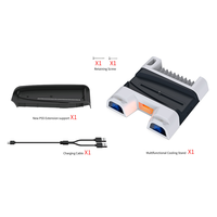 Ventilateur de refroidissement multifonction en gros Station de charge pour contrôleur de console PS5 Joystick Station de charge double