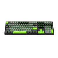 Clavier de jeu filaire GAMEMAX-USB C mécanique suspendu rétroéclairé par LED 108 touches PBT, claviers de jeu pour PC, ordinateur portable