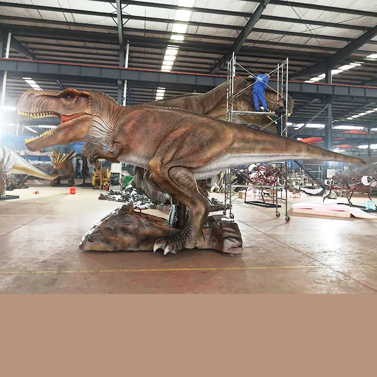 Khủng Long Rides Animatronic T Rex Xe Cho Công Viên Giải Trí Rides Thiết Bị