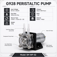 Pompe péristaltique à grand débit, facile à installer, pompe doseuse à vide 12V/24V, 500 mL/min, vente en gros