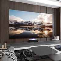 Écran de projection ALR à cadre fixe de 120 pouces 4K Ultra HD 16:9, anti-reflet de la lumière ambiante, pour projecteurs à ultra courte focale