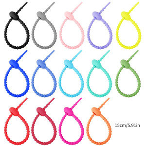 Abrazaderas de Silicona Reutilizables de 3mm en Colores Personalizados para Productos del Hogar y la Vivienda - Product Image 4