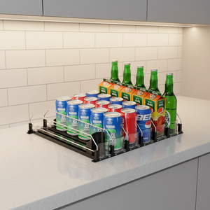 Sistema de Empujadores Automáticos Ajustables de Una Sola Vía para Botellas y Bebidas en Estantes de Supermercados al por Mayor - Product Image 2