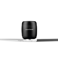 Speaker musik Bluetooth nirkabel portabel, Speaker musik Bluetooth nirkabel luar ruangan bebas genggam logam 3W Super Mini