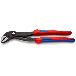 KNIPEX 87 02 300 Cobra New generation <b>water</b> pump pliers for <b>pipes</b> and nuts with atramentized multi-component handles - Product Image 1