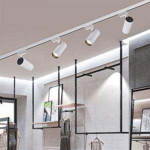 Éclairage sur <span class=keywords><strong>rail</strong></span> commercial de haute qualité, blanc, noir, aluminium, 10W, 20W, 30W, 40W, plafonnier LED sur <span class=keywords><strong>rail</strong></span> - Product Image 2