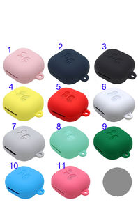 Funda protectora de cuerpo completo que absorbe los golpes, carcasa de silicona suave con llavero para Samsung <span class=keywords><strong>Galaxy</strong></span> <span class=keywords><strong>Buds</strong></span> Live - Product Image 6