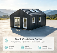 Maison Modulaire Préfabriquée Futuriste en Verre, Conteneur, Bureau, Cabine, Boutique pour Stockage Commercial et Construction Urbaine