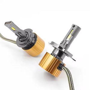 Lámpara LED Milimétrica de Alta Potencia V8 con Cuerpo Dorado de 55 W y 10000 lm a Buen <span class=keywords><strong>Precio</strong></span>, Bombillas LED para Faros Delanteros de Automóviles H1 <span class=keywords><strong>H3</strong></span> H4 H7 9005 9006 - Product Image 3