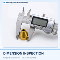 Pièces en aluminium sur mesure CNC OEM |   Anodisation de type II et revêtement dur |   3-5 axes