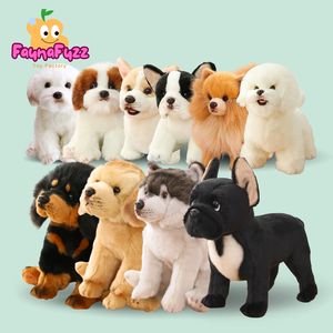 Peluche <span class=keywords><strong>chiot</strong></span> réaliste, jouet pour enfant, simulation haute fidélité, animal en peluche, directement de l'usine, pour décoration intérieure, cadeau pour enfants - Product Image 1