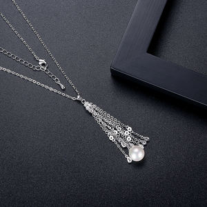 LUOTEEMI Nuove Donne di Stili Collares Collier Accessori Di Moda Elegante <span class=keywords><strong>Perle</strong></span> Lunga Collana Della Nappa - Product Image 6