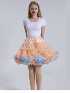 उच्च लागत प्रदर्शन विस्तारित डबल स्तरित वयस्क मीठा लोलिता टूटू लघु स्कर्ट प्लस आकार महिला स्कर्ट - Product Image 3