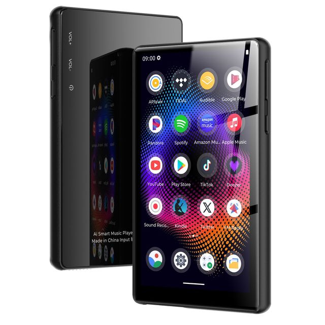 5.0-inch MP5/MP4 Android Full-Screen Music Player with WiFi Internet Access Built-in Speaker 2500mAh Battery USB Connector