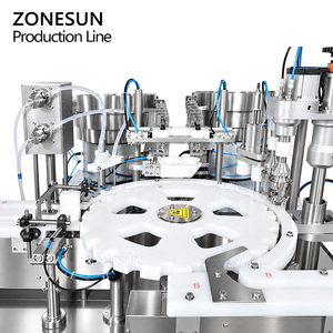 Machine de remplissage automatique de liquides pour cosmétiques, sérums et soins du visage ZONESUN ZS-FAL180YT avec pompe magnétique et flacon compte-gouttes - Product Image 3