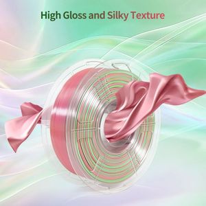 OEM/ODM <span class=keywords><strong>ISANMATE</strong></span> Nouveau filament de soie dégradé PLA brillant 300 mm/s pour imprimante 3d Nouveau 4 couleurs - Product Image 2
