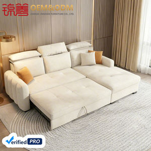 Ghế <span class=keywords><strong>sofa</strong></span> giường đa năng hiện đại, có tựa lưng, mẫu mới, giá rẻ, chất liệu vải, có thể kéo ra và mở rộng, dành cho phòng khách - Product Image 2