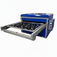 Presse à chaud pneumatique automatique robuste grand format pour la personnalisation de vêtements et l'impression par sublimation